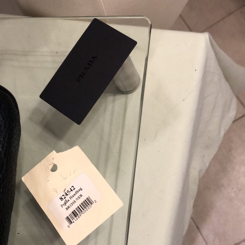 Prada Black Pebble Leather - Picture 3 of 16